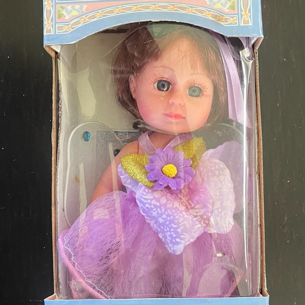 Cathay Collection Vinyl Doll Purple Dress